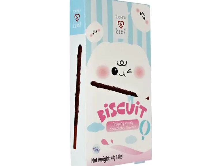 TOKIMEKI Biscuit Stick Popping Candy 40 g
