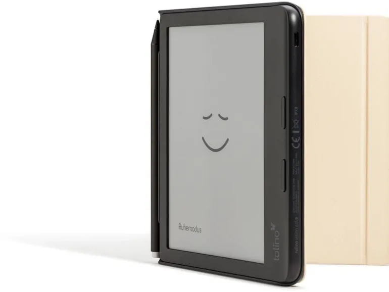 tolino eReader Schutzhülle Vision Color Stylus Beige