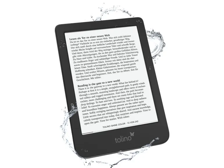 tolino eReader shine color Schwarz