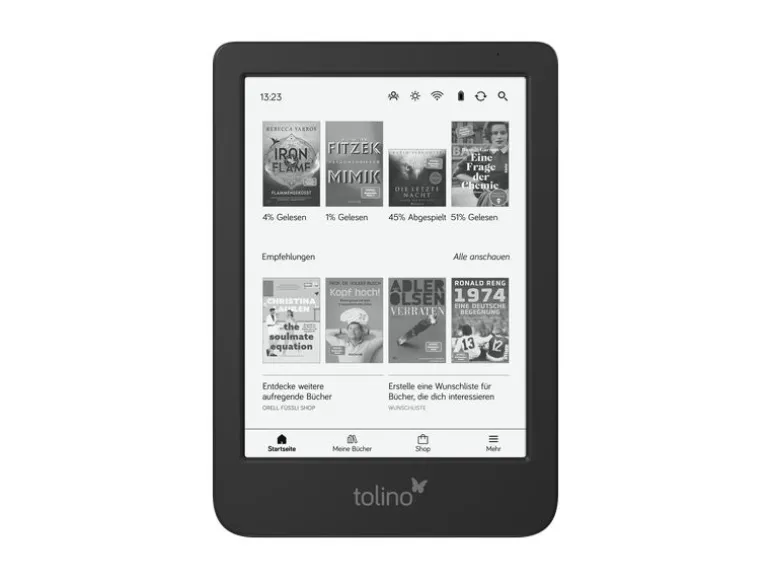 tolino eReader shine Schwarz