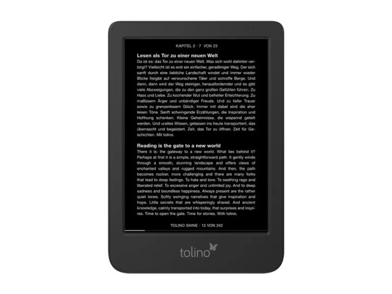 tolino eReader shine Schwarz