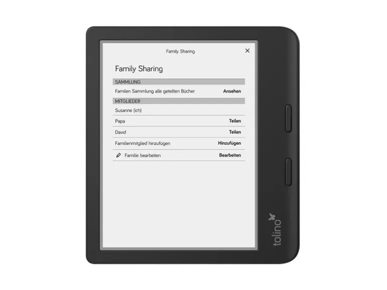 tolino eReader Vision Color Schwarz