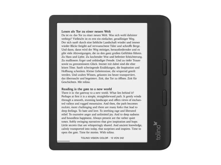 tolino eReader Vision Color Schwarz