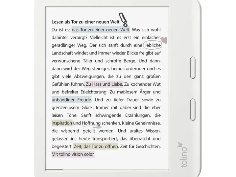 tolino eReader Vision Color Weiss