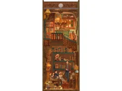 Tonecheer Bausatz Book Nook Violin Detective Agency