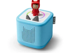 Tonies Toniebox 2 Blau Starterset inkl. Kreativ-Tonie Rubie Rot