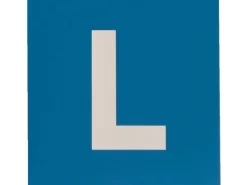 TopLine L-Schild vollmagnetisch, aus Gummi, 16 × 16 cm