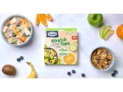 Toppits Frischhalte Abdeckhaube Stretch Tops 4 Stück, Transparent