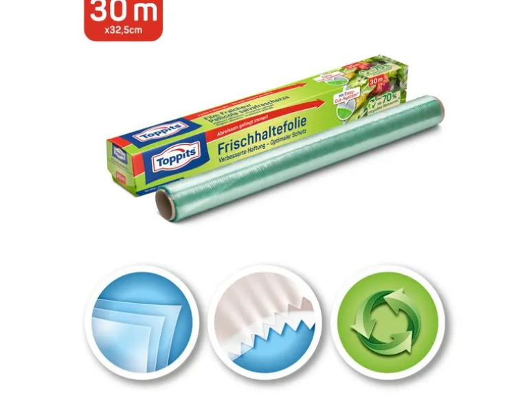 Toppits Frischhaltefolie 1 Stück, Transparent