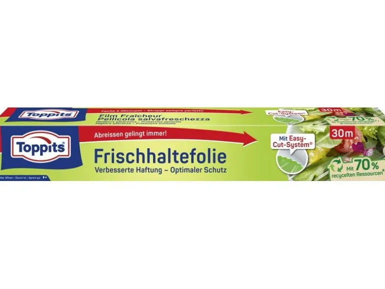 Toppits Frischhaltefolie 1 Stück, Transparent