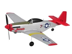 TOP-RC Warbird Mini P51D 450 mm, Rot, RTF