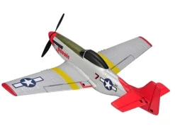 TOP-RC Warbird Mini P51D 450 mm, Rot, RTF