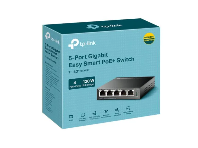 TP-Link PoE+ Switch TL-SG105MPE 5 Port