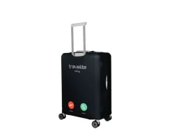 travelite Accessoires Kofferschutzhülle M, Schwarz/Mehrfarbig calling