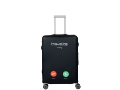 travelite Accessoires Kofferschutzhülle M, Schwarz/Mehrfarbig calling