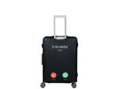 travelite Accessoires Kofferschutzhülle M, Schwarz/Mehrfarbig calling