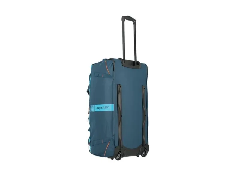 travelite Basics Reisetasche für den Trolley Blau/Petrol 86 l