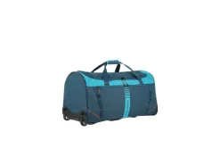 travelite Basics Reisetasche für den Trolley Blau/Petrol 86 l