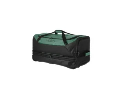 travelite Basics Reisetasche mit Rollen, L (erweitert) Grün 119 l