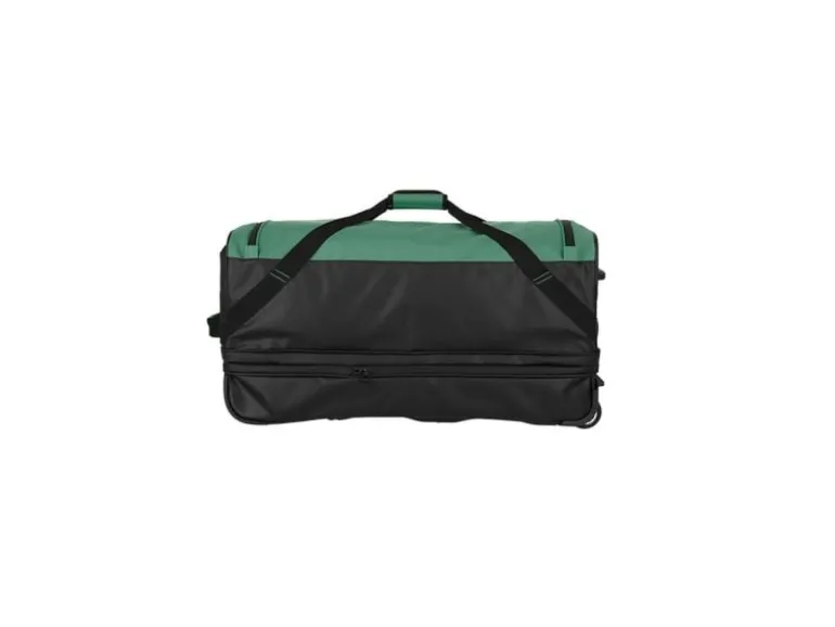 travelite Basics Reisetasche mit Rollen, L (erweitert) Grün 119 l
