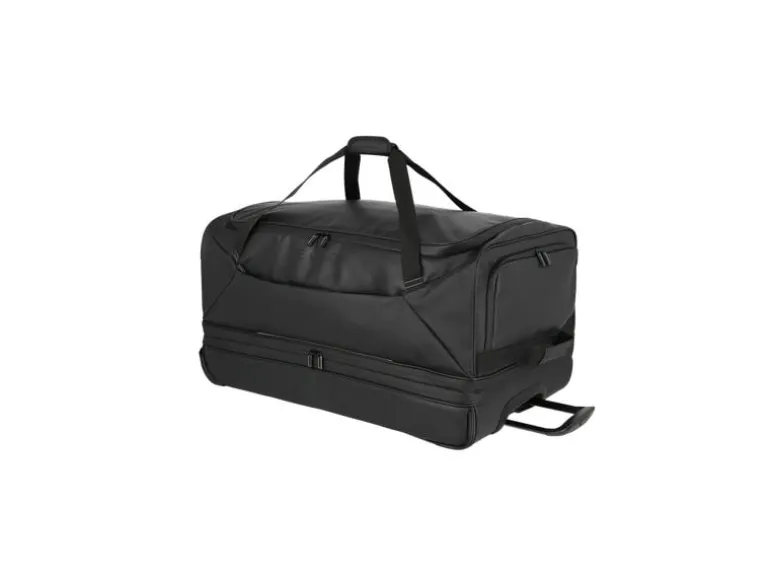 travelite Basics Reisetasche mit Rollen, 80cm Schwarz 120 l