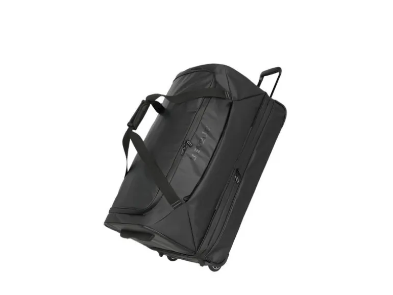 travelite Basics Reisetasche mit Rollen, 80cm Schwarz 120 l