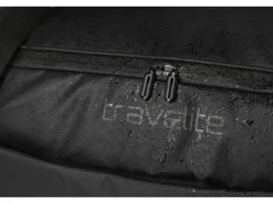 travelite Basics Reisetasche mit Rollen, 80cm Schwarz 120 l
