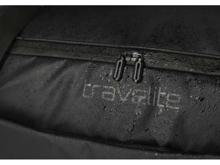 travelite Basics Reisetasche mit Rollen, 80cm Schwarz 120 l