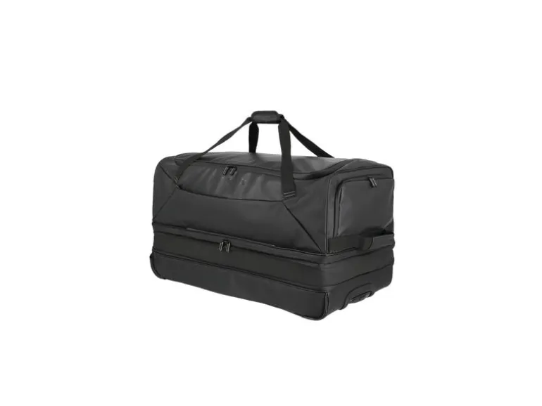 travelite Basics Reisetasche mit Rollen, 80cm Schwarz 120 l