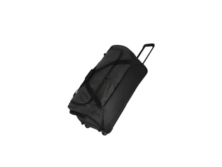 travelite Basics Reisetasche mit Rollen, L Schwarz 97 l