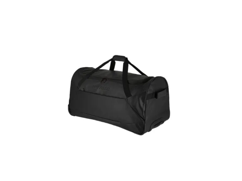 travelite Basics Reisetasche mit Rollen, L Schwarz 97 l
