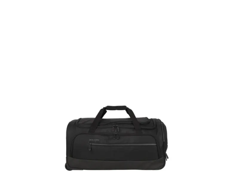 travelite Crosslite Reisetasche mit Rollen M, Schwarz 71 l