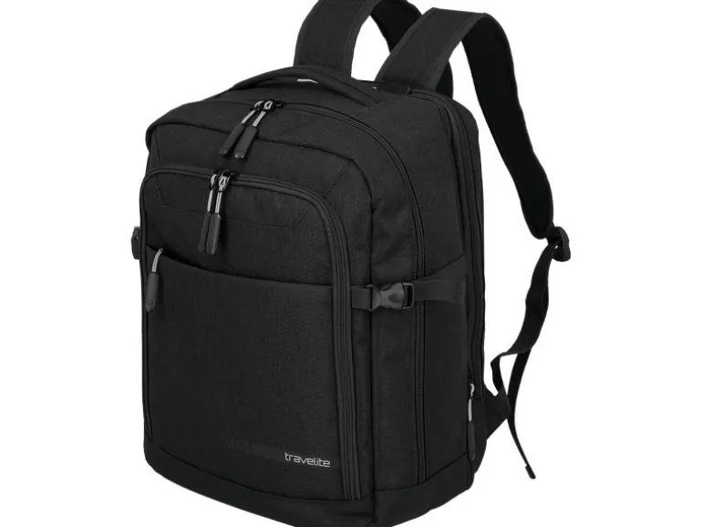 travelite Kick Off Cabin Rucksack new Size 20 l Schwarz