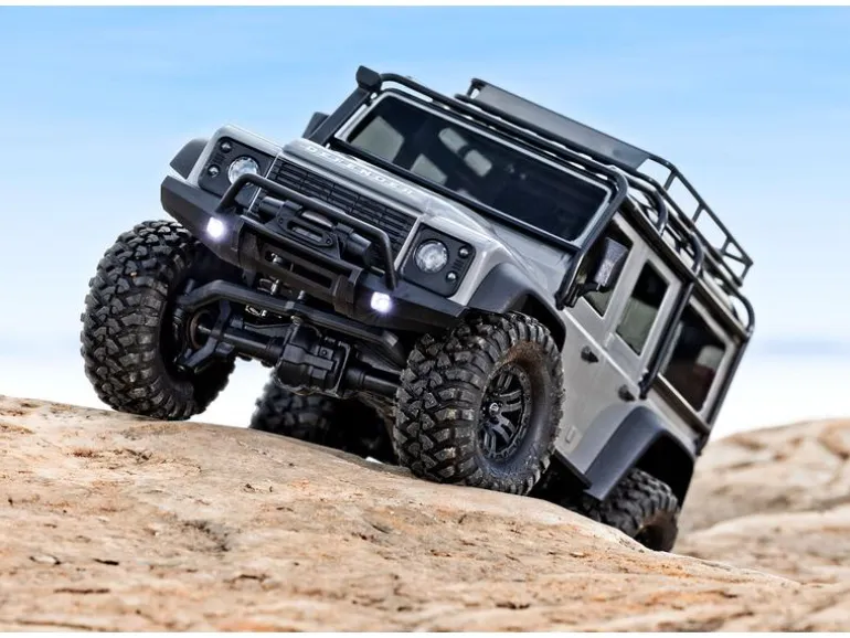Traxxas Scale Crawler TRX-4M Land Rover Defender Silber, RTR, 1:18