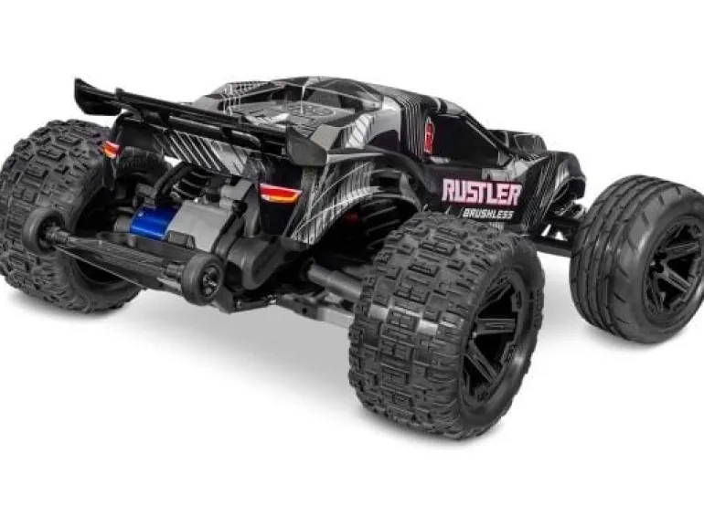 Traxxas Stadium Truck Rustler HD 2WD VX3 1:10 ARTR Schwarz