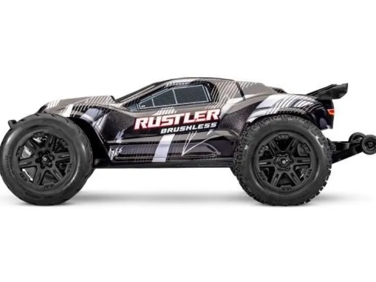 Traxxas Stadium Truck Rustler HD 2WD VX3 1:10 ARTR Schwarz