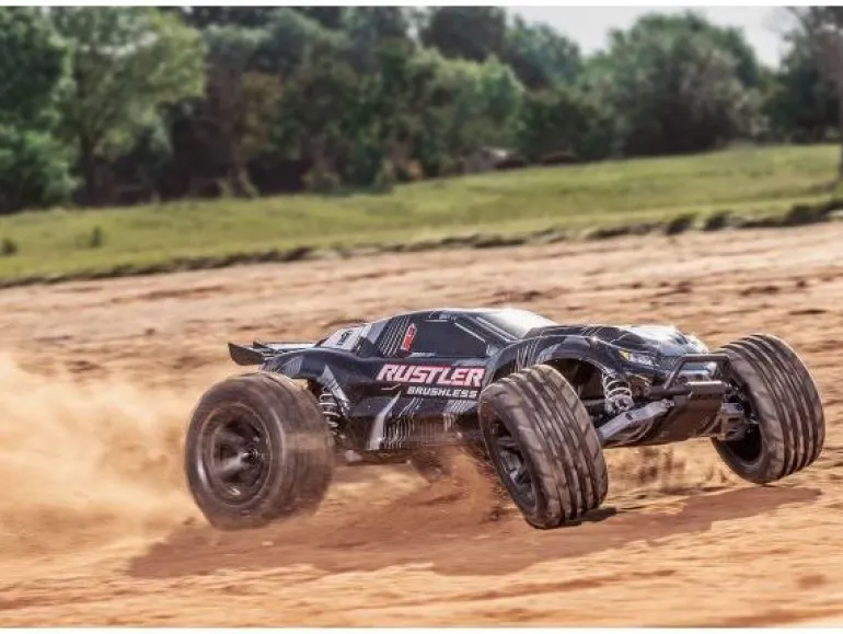 Traxxas Stadium Truck Rustler HD 2WD VX3 1:10 ARTR Schwarz