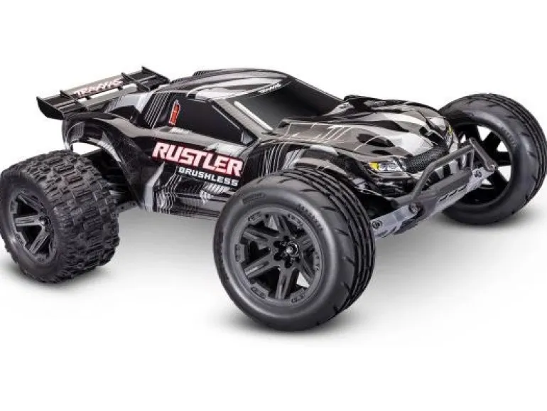 Traxxas Stadium Truck Rustler HD 2WD VX3 1:10 ARTR Schwarz