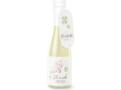Trendcompany Geschenkidee Schaumwein Schwein Glück 0.2 L