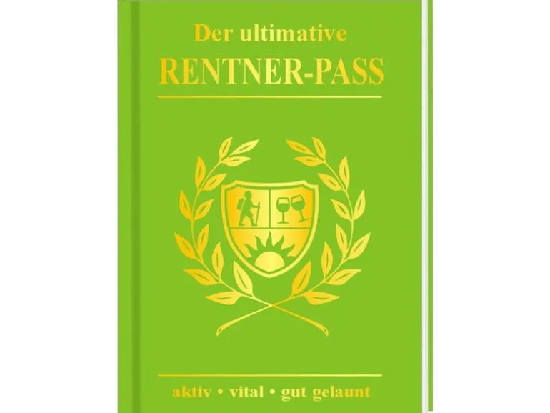 Trendcompany Rentner Pass 10.5 x 14.5 cm, 40 Seiten