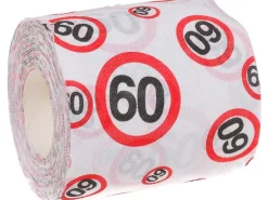 Trendcompany Scherzartikel WC Papier 60. Geburtstag