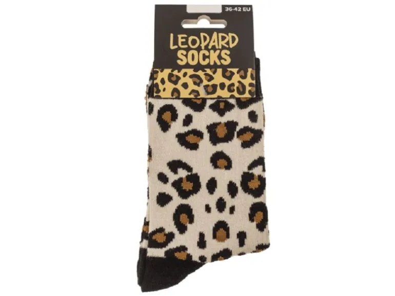 Trendcompany Socken Leopard Grösse 36-42
