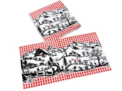 Trendform Papierservietten Swiss Vichy 33 cm x 33 cm, 20 Stück
