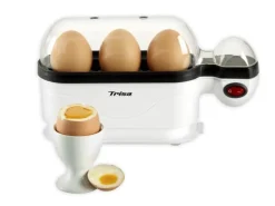 Trisa Eierkocher Eggolino 3, Schwarz/Weiss