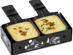 Trisa Teelicht-Raclette Explorer's Pack Schwarz