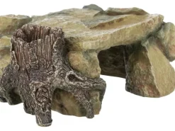 Trixie Höhle Felsplateau mit Baumstamm 25 cm