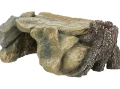 Trixie Höhle Felsplateau mit Baumstamm 25 cm