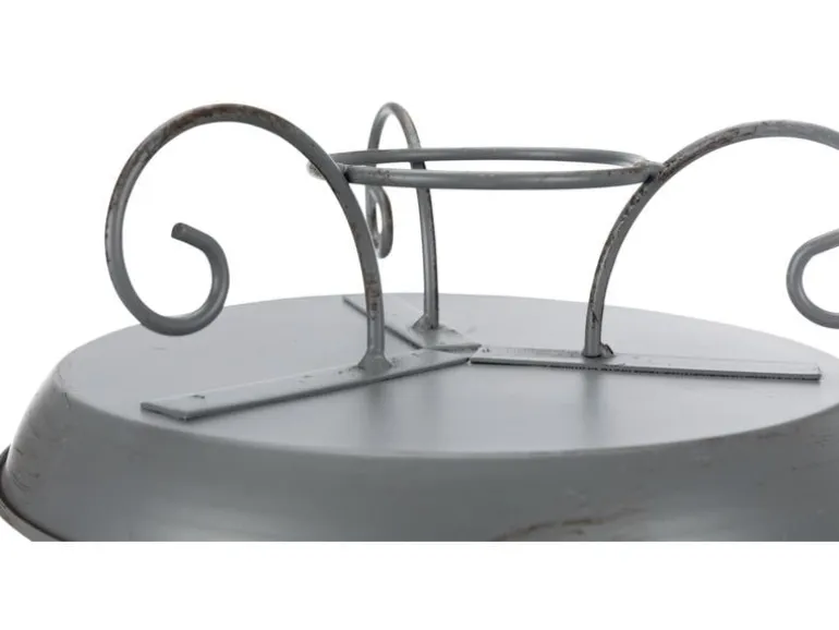 Trixie Vogeltränke zum Hinstellen, 800 ml, ø 22 cm, Grau