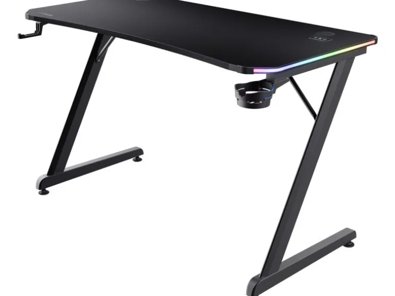 Trust Gaming Tisch GXT 709 Luminus RGB Schwarz