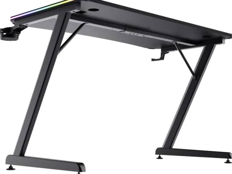 Trust Gaming Tisch GXT 709 Luminus RGB Schwarz
